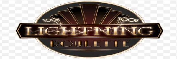 Lightning Roulette slot logo by Evolution at Slotozen Casino