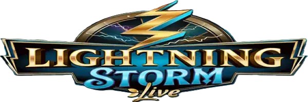 Live Casino logo of Lightning Storm from Evolution at Slotozen Casino