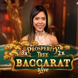 Prosperity Tree Baccarat slot logo by Evolution at Slotozen Casino